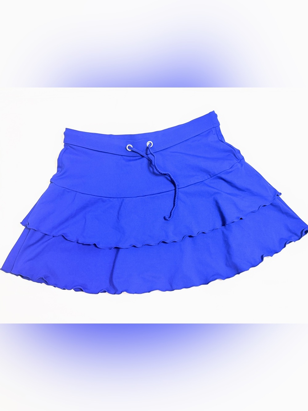 Athleta Blue Tiered Ruffle Tennis Golf Skort Skirt XXS Athleisure